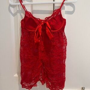 La Vie En Rose Scarlet Lace Lingerie